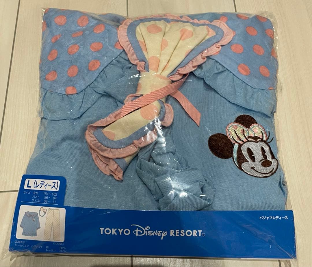 ミニー　パジャマ　Lサイズ　ミニーマウス　パジャマパーティー