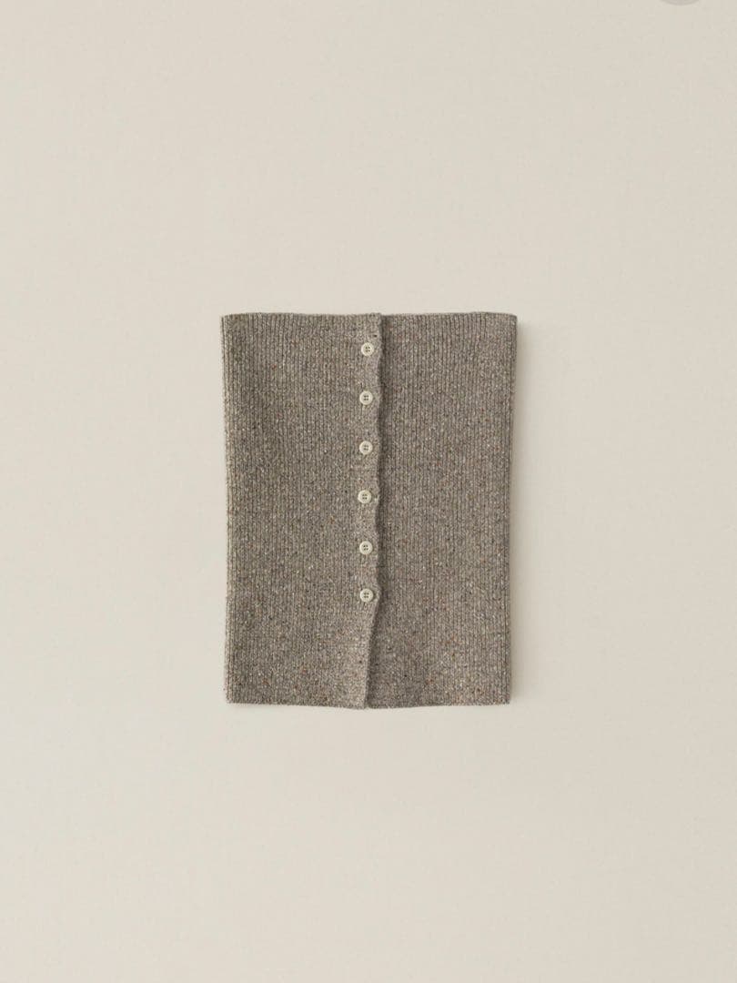 新品 ohotoro mixed tube knit mocha