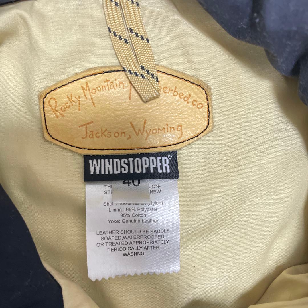 ウィンドストッパー フード付き マウンテンパーカー