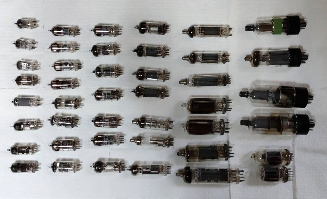 真空管 中古真空管 型番がわかる43本セット 各種日本メーカー 真空管②