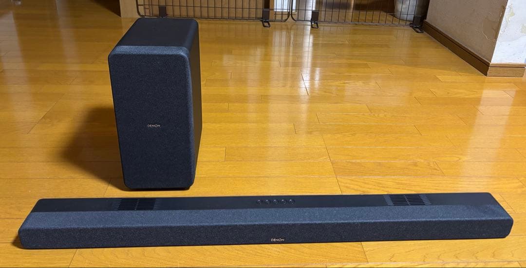 【美品】DENON★ DHT-S517 サウンドバー ワイヤレスサブウーファー