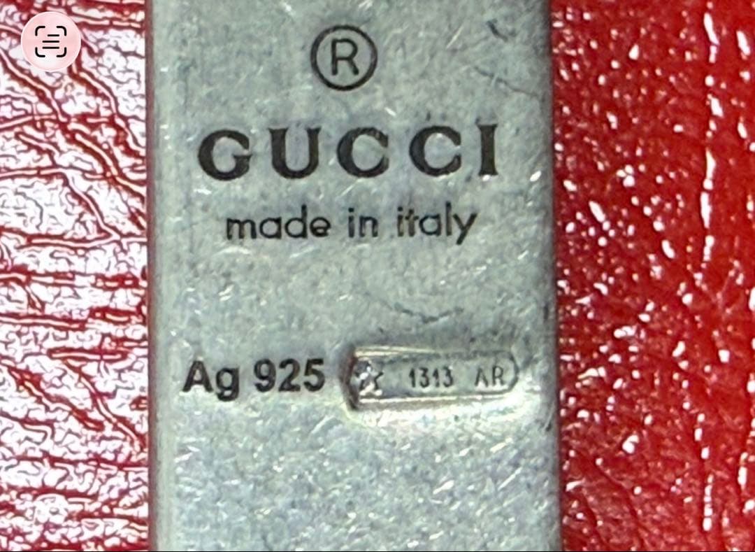 ふ*け様 GUCCI グッチ シルバー ゴースト チェーンブレスレット 925刻