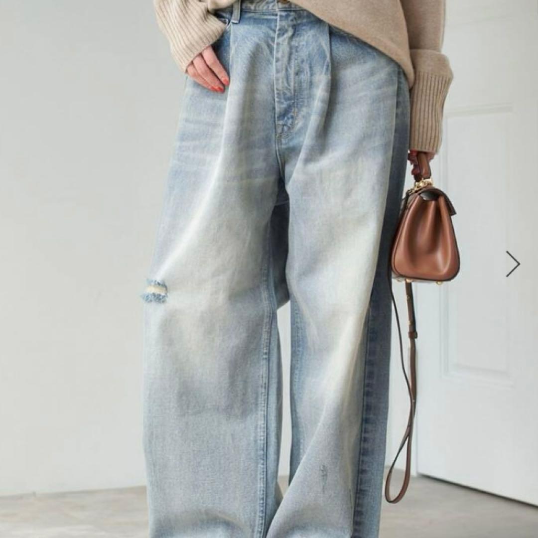 Spick&span 5 1/2 TUCKBARREL DENIM サイズ28