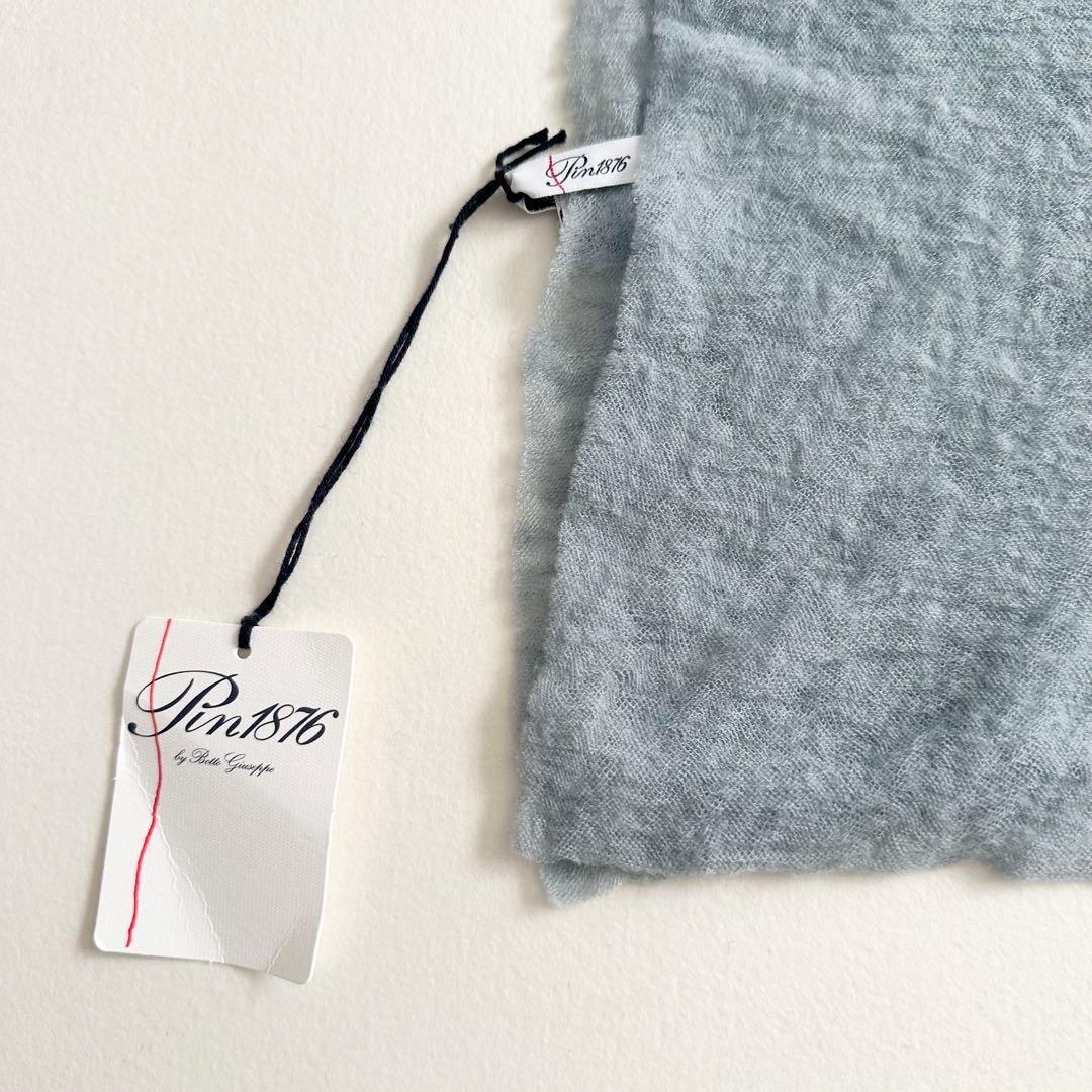 Pin1876 ピン1876 カシミヤストール　タグ付き