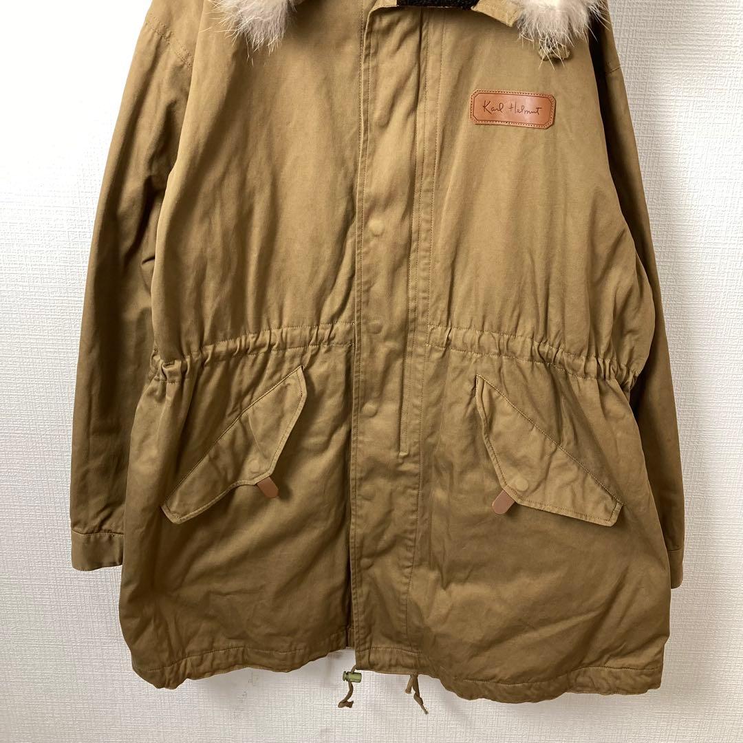 211 karl helmut モッズコート　n-2b コヨーテ　ピンクハウス