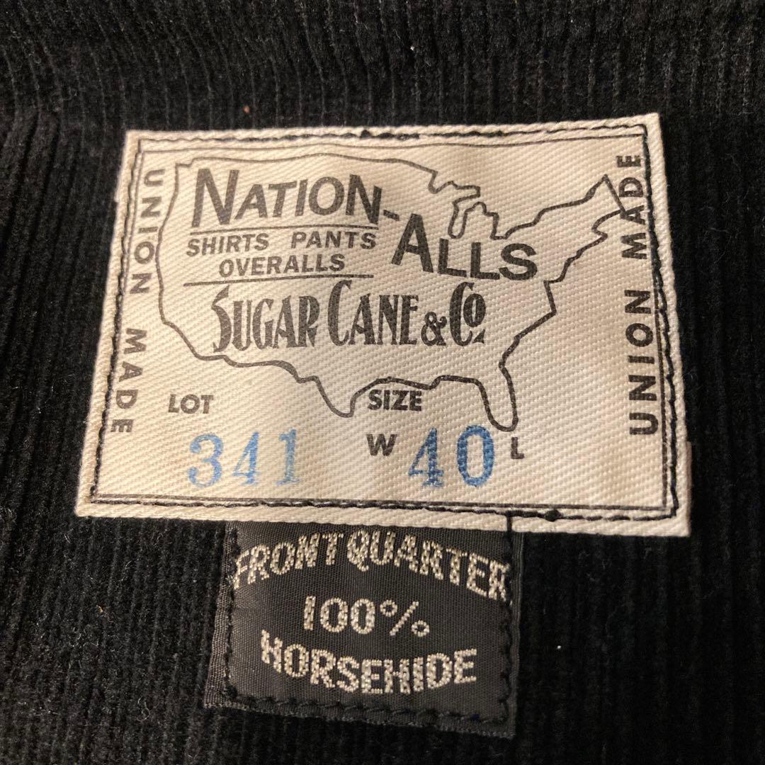 【希少】SUGAR CANE シュガーケーン　ホースハイド　カーコート　40