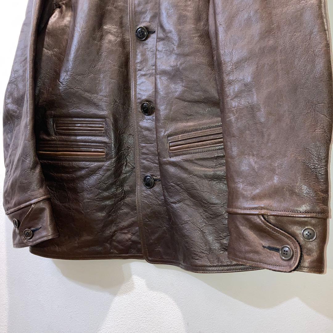 【希少】SUGAR CANE シュガーケーン　ホースハイド　カーコート　40