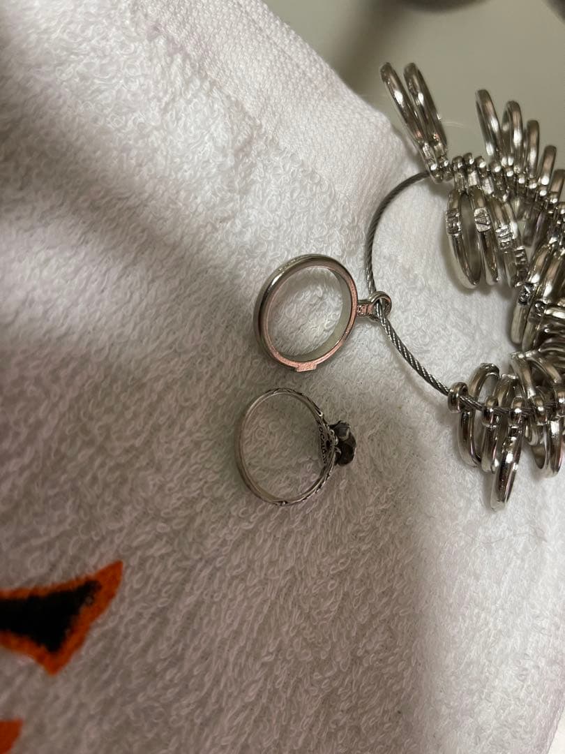 ソカロ　zocaloリング 13号　バラ　ローズ　シルバー925