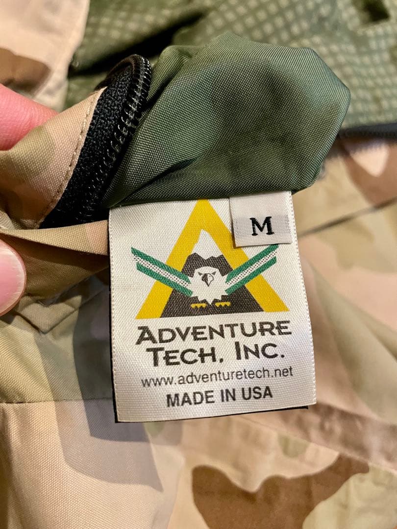 実物本物【最軽量】ゴアテックスパーカー　特殊部隊　リバーシブルナイトカモ　M