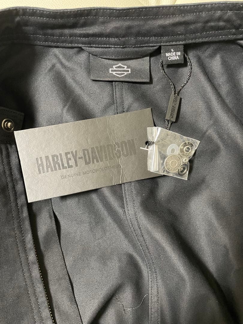 HARLEY-DAVIDSON ブラックナイロンジャケット