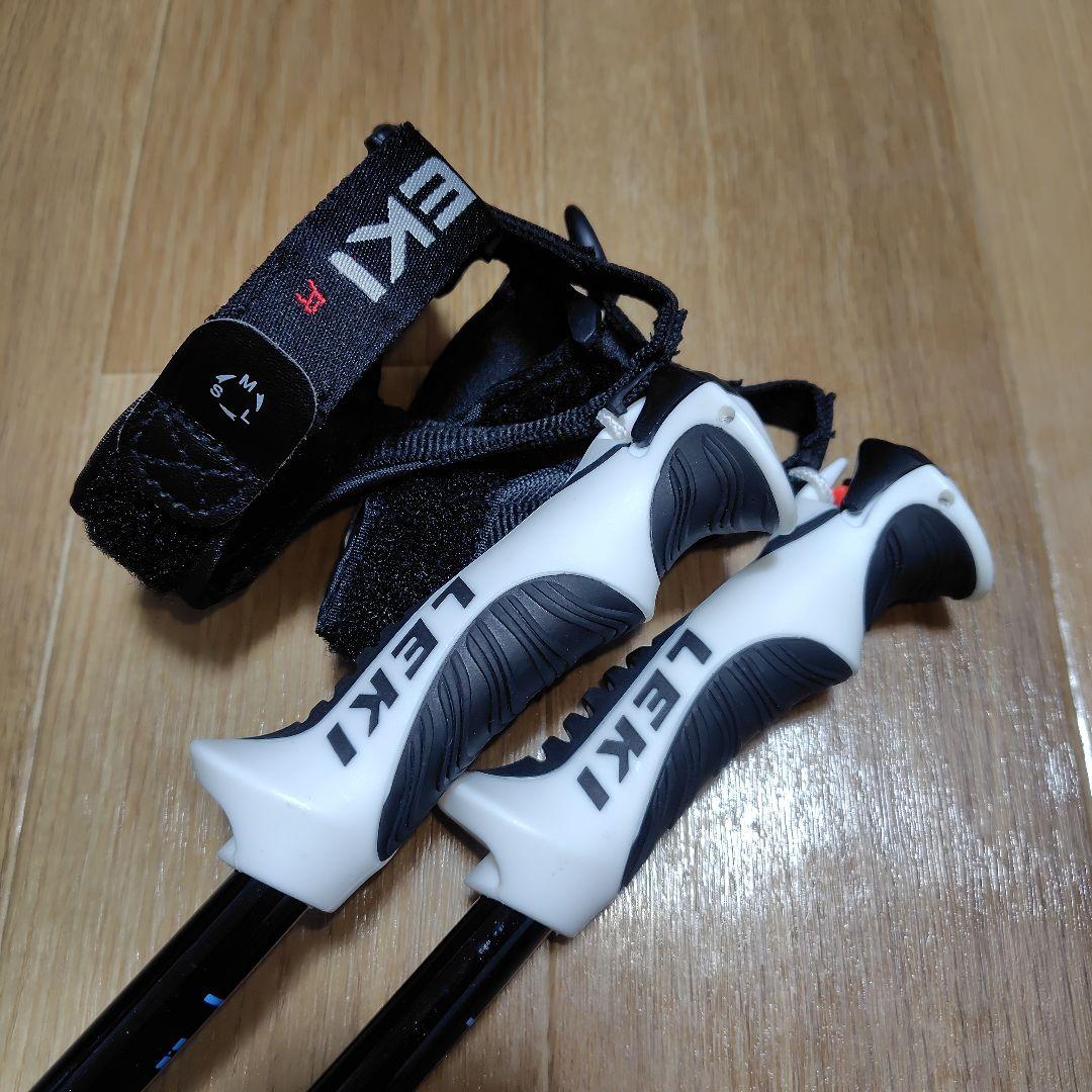 LEKI(レキ) ジュニア・キッズ スキーストック ブラック 90-120cm