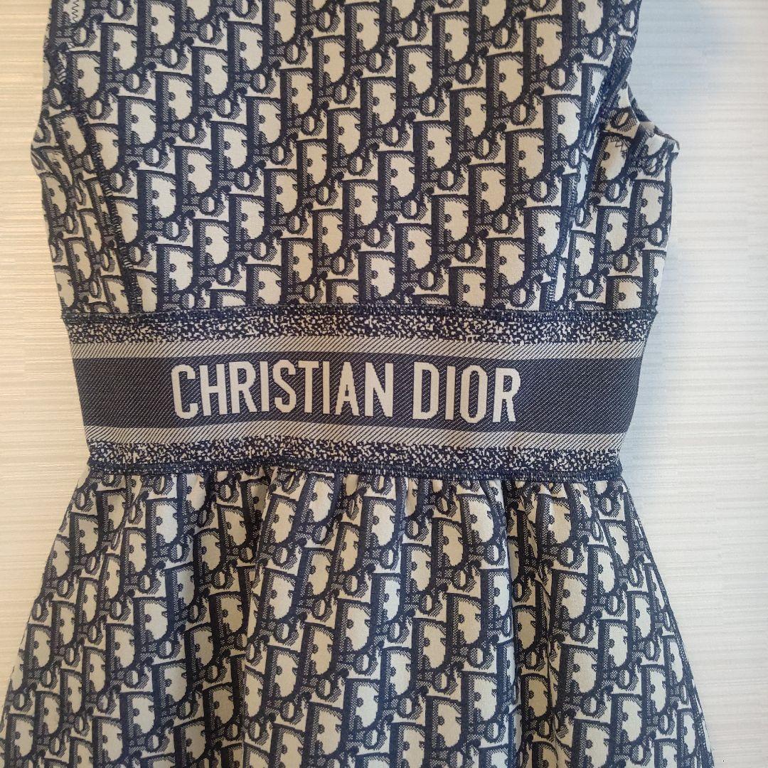 CHRISTIAN DIOR ノースリーブミニワンピース