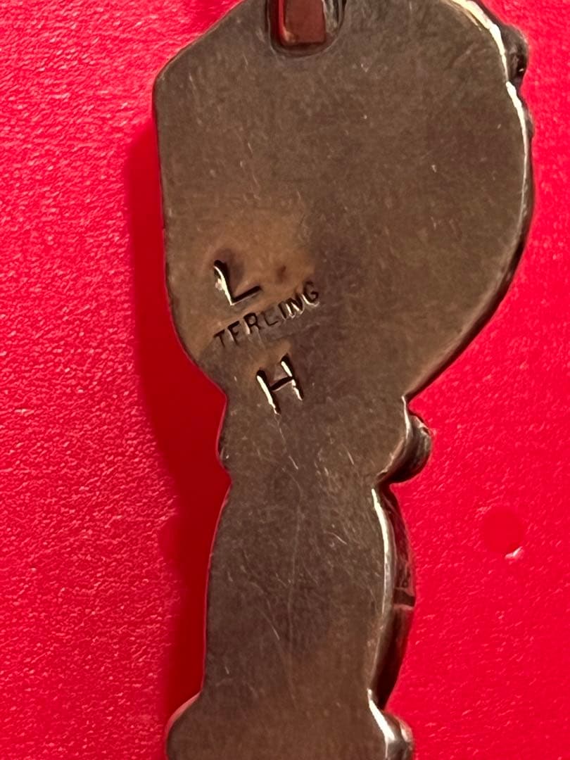 インディアンジュエリーNavajoベアクローペンダントトップターコイズ