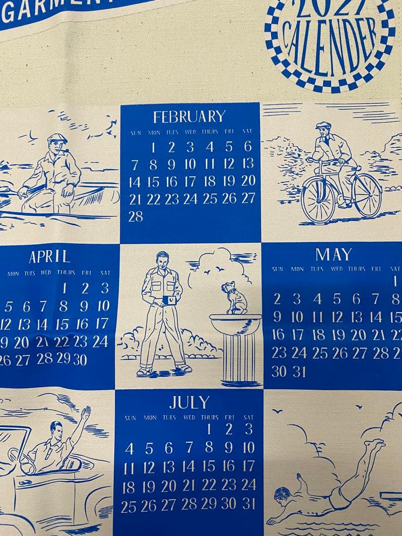 レア Atlast&co TIMEWORN CLOTHING カレンダー 22