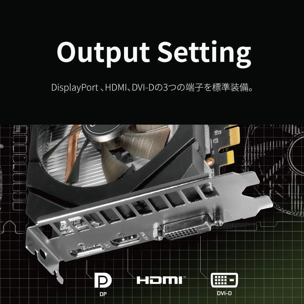 玄人志向 NVIDIA GeForce GTX 1660 グラフィックボード