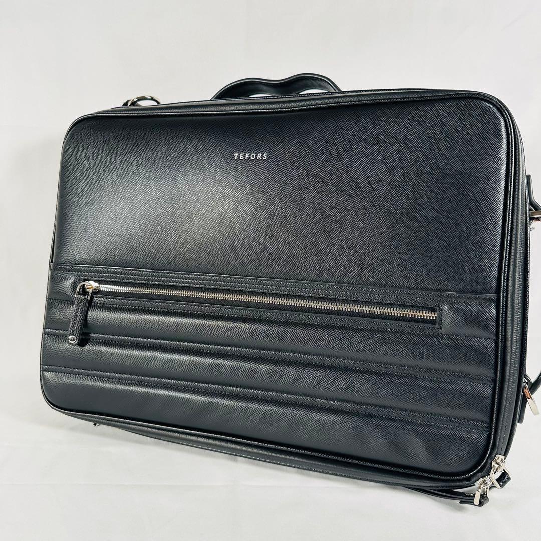 TEFORS ULTIMATUM 多機能 レザー ビジネスバッグ 3WAY 黒