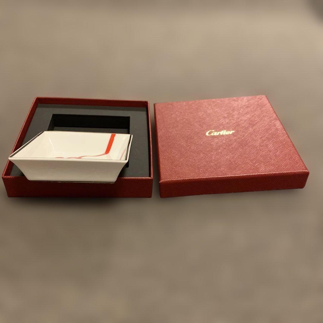 新品未使用　カルティエ陶器小物入れ