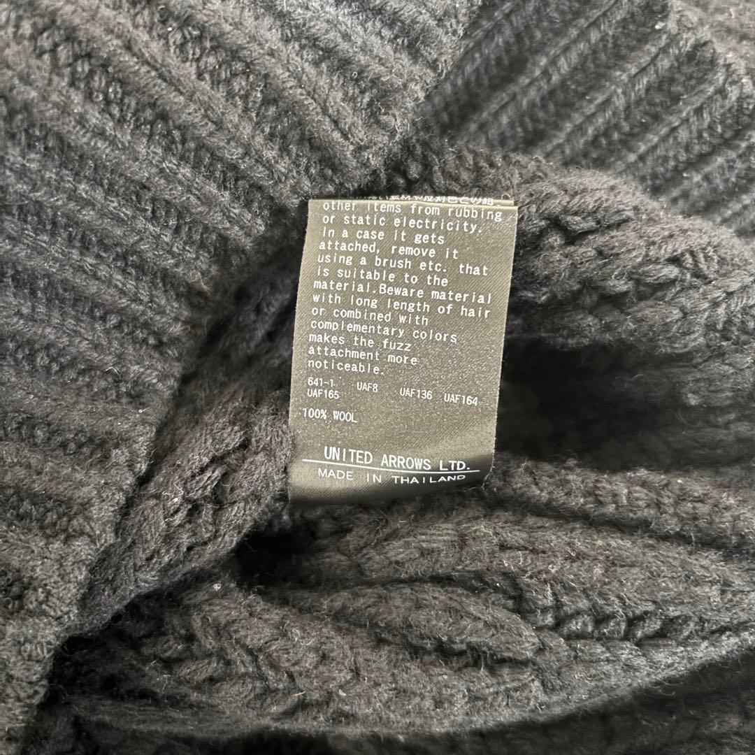 Steven Alan フィッシャーマン ニットMスティーブン•アラン ブラック