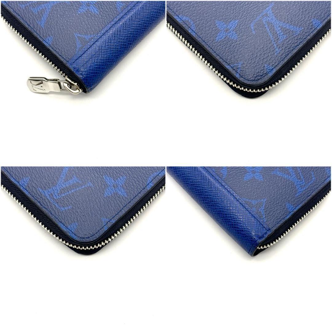 現行◆RFID◆LOUIS VUITTON ヴェルティカル タイガラマ ブルー