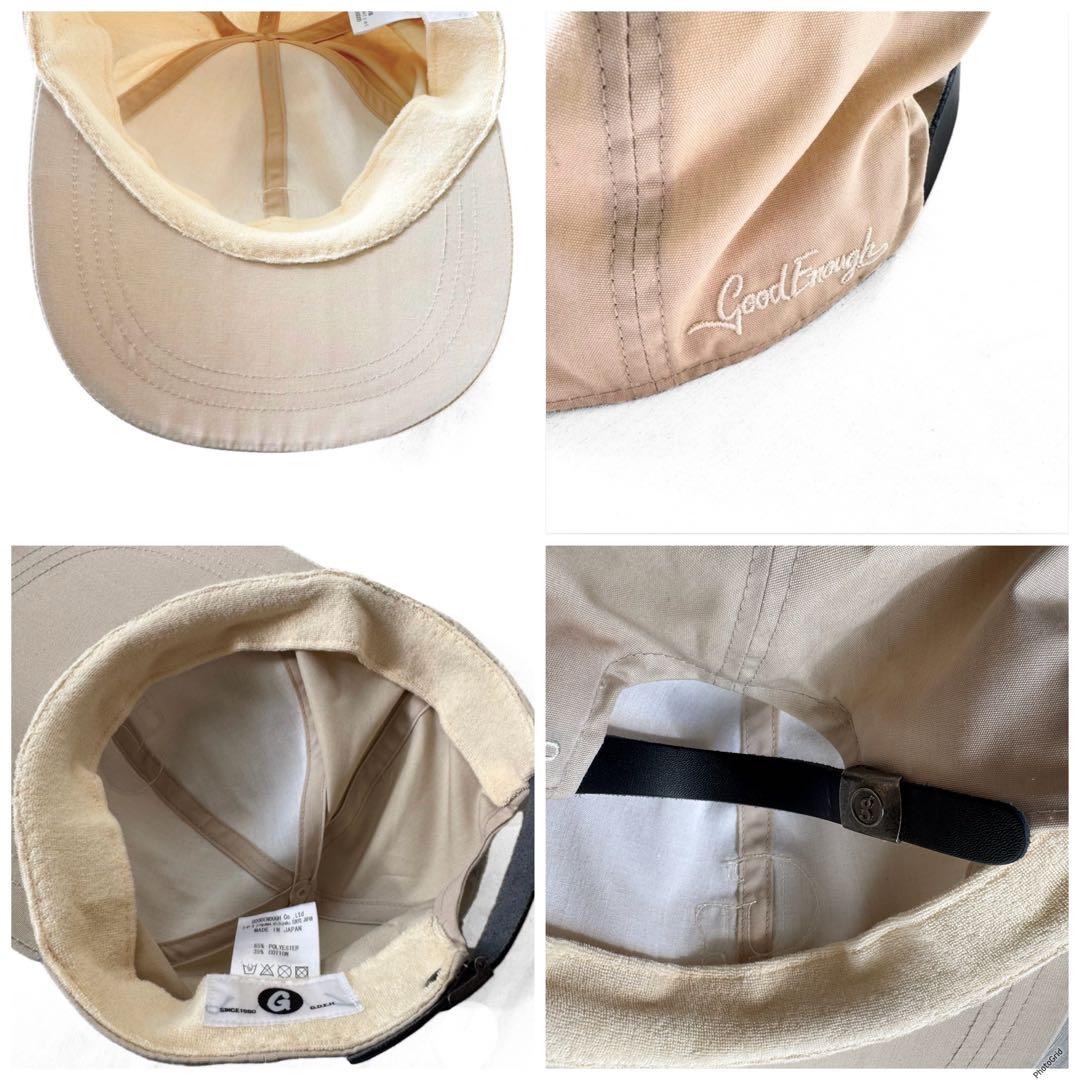 GOODENOUGH フェルトロゴ BBキャップ ナチュラル fragment