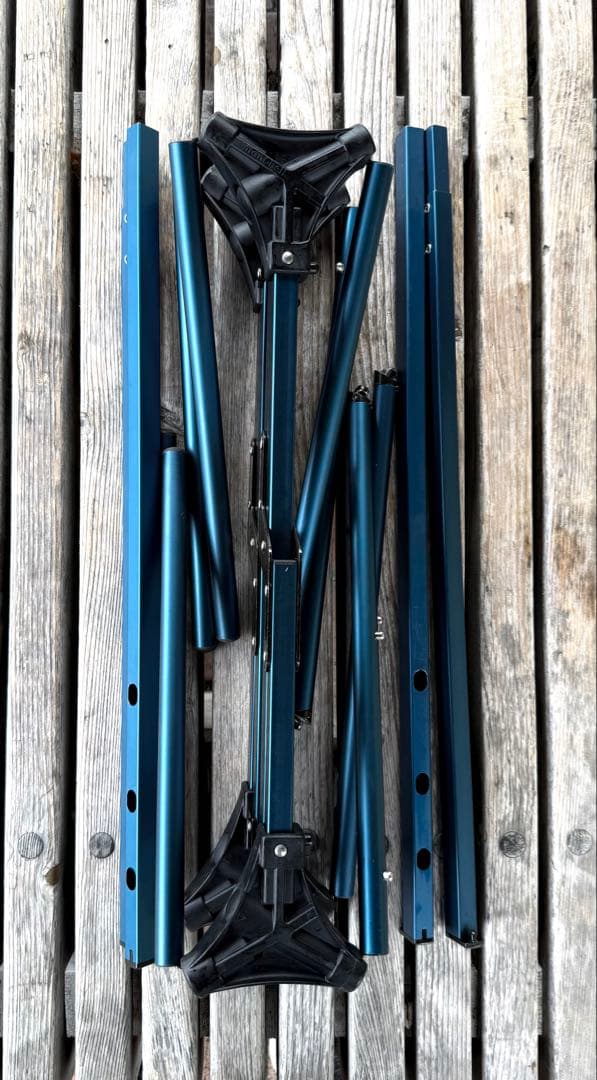 【美品】◼︎mont-bell◼︎木目調★2色★アウトドアテーブル★ワイド★