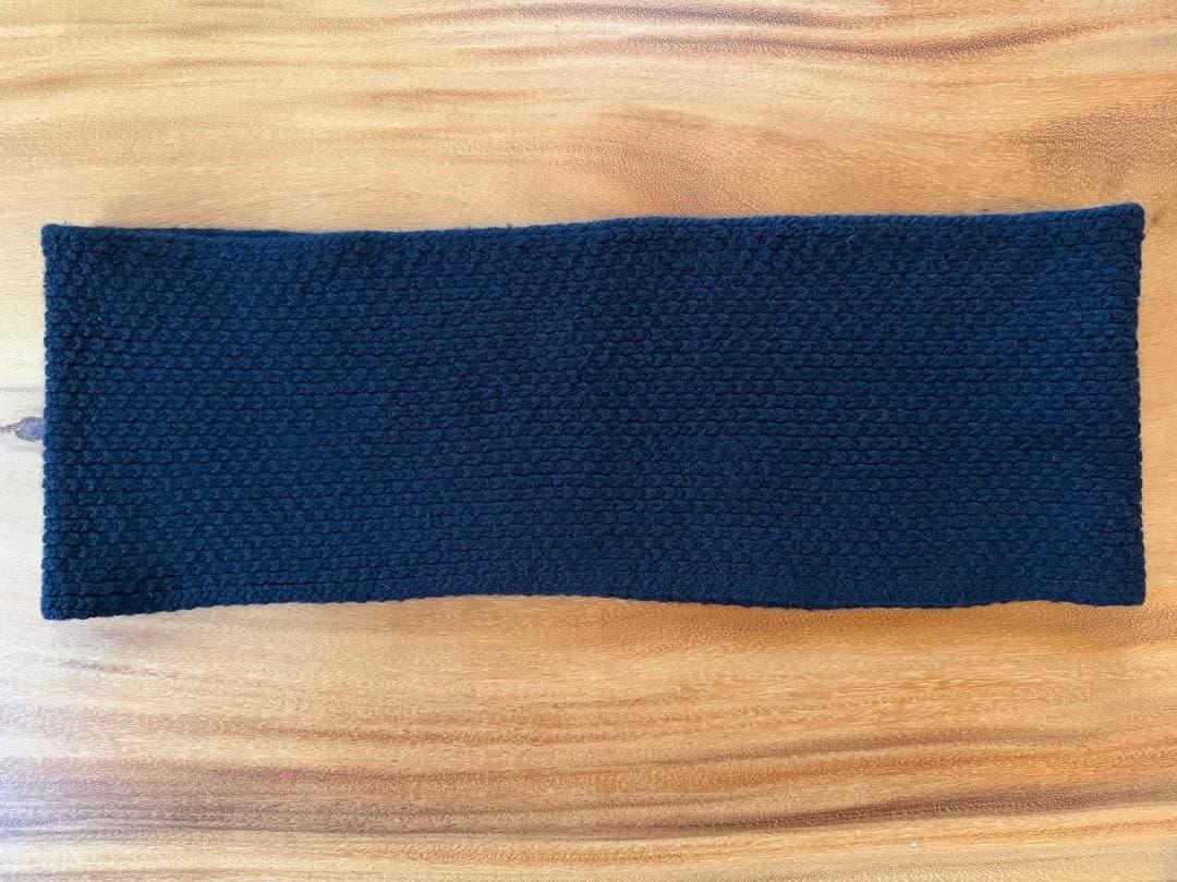 HERMES 黒 カシミア スヌード ネックウォーマー