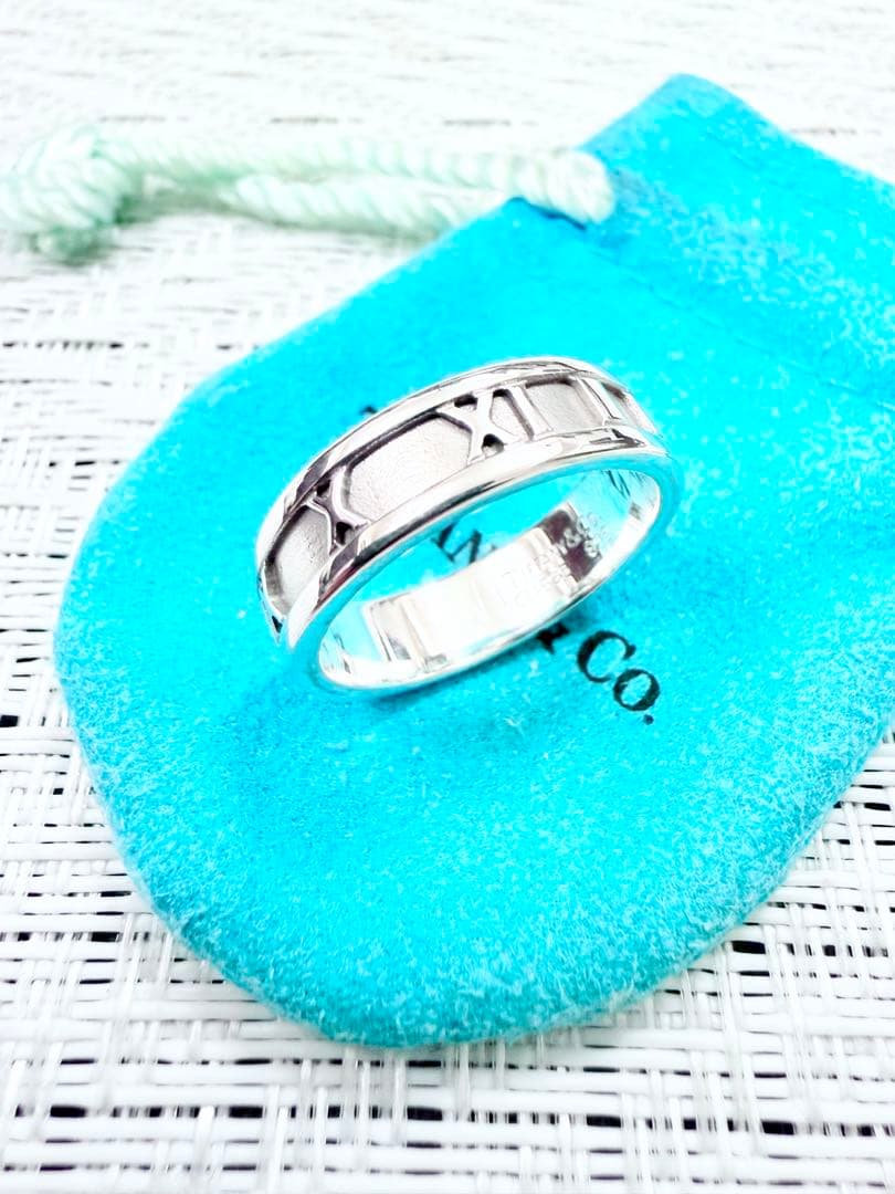 ティファニー　アトラス　指輪　リング　19号　研磨仕上げ済み美品 925