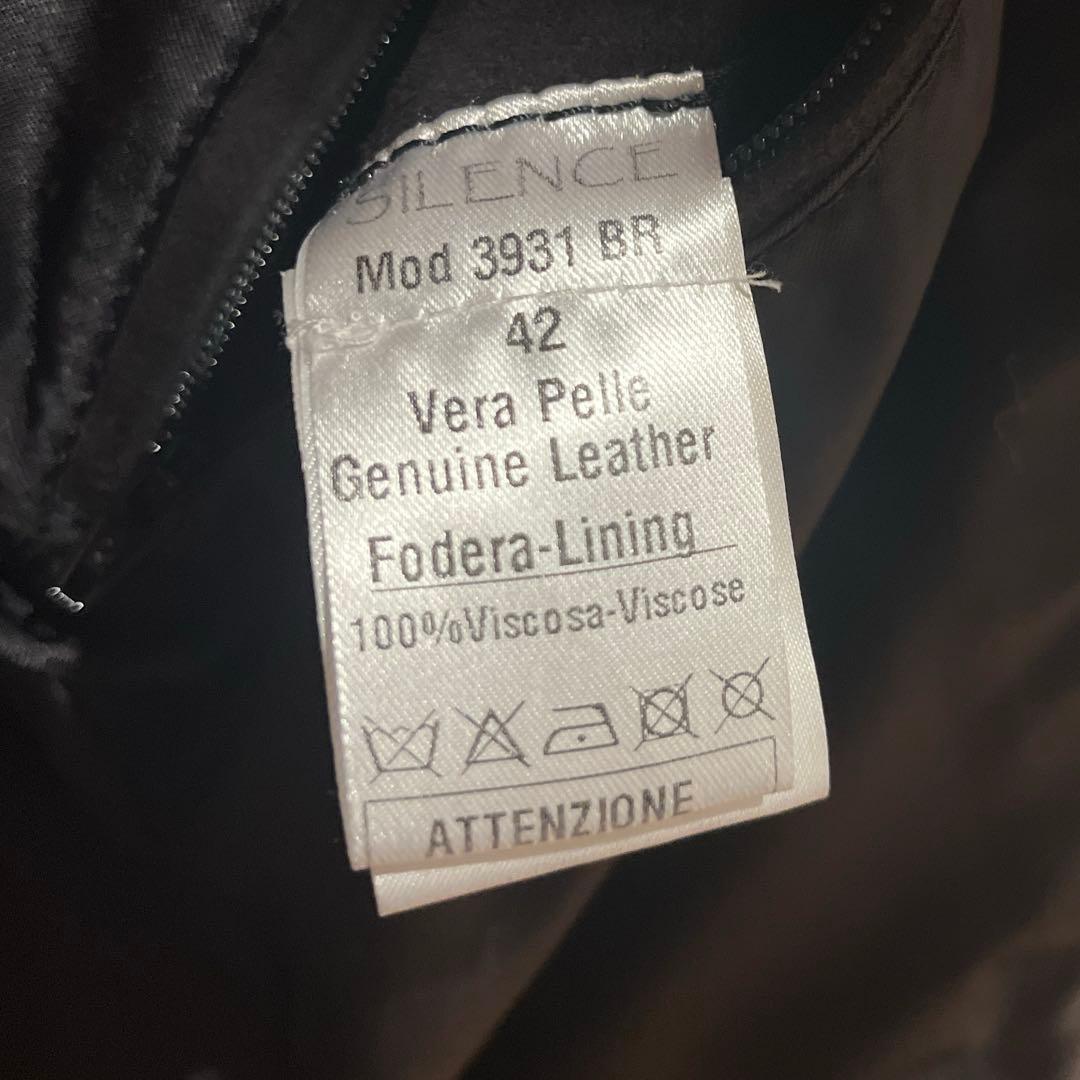 BR別注 SILENCE スウェード シングルライダース