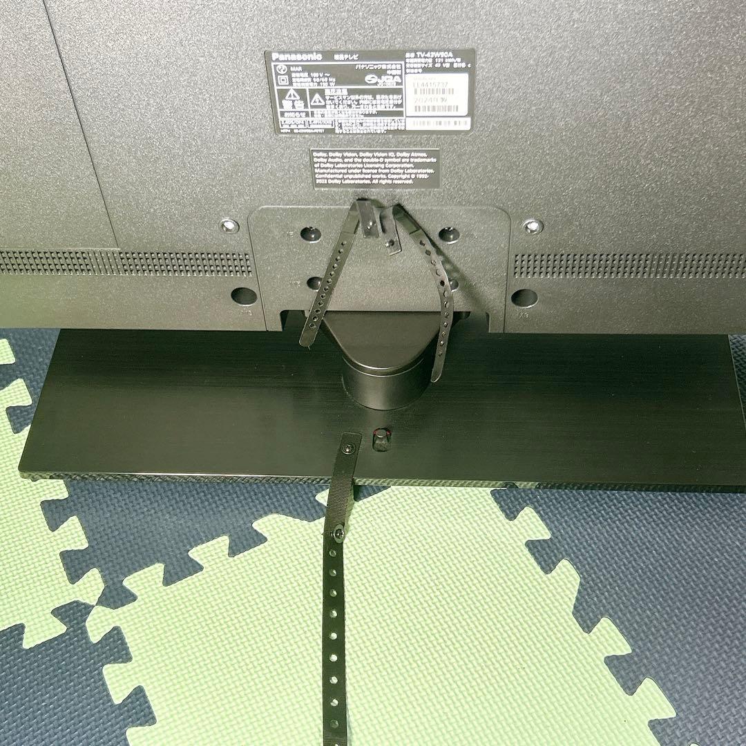 美品 パナソニック 液晶テレビ TV-43W90A 43V型 2024年製
