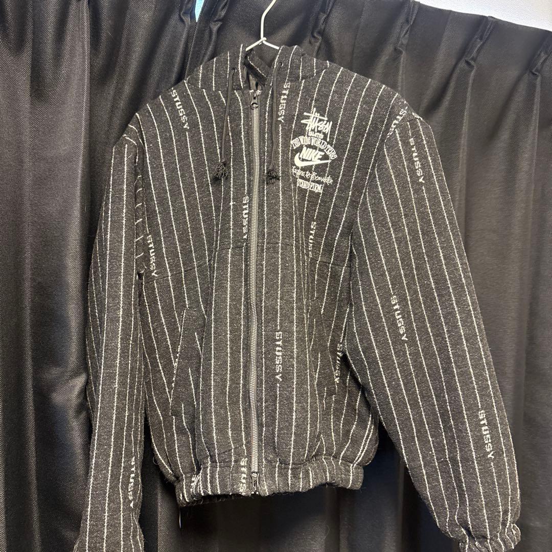 Nike Stussy ストライプジャケット S