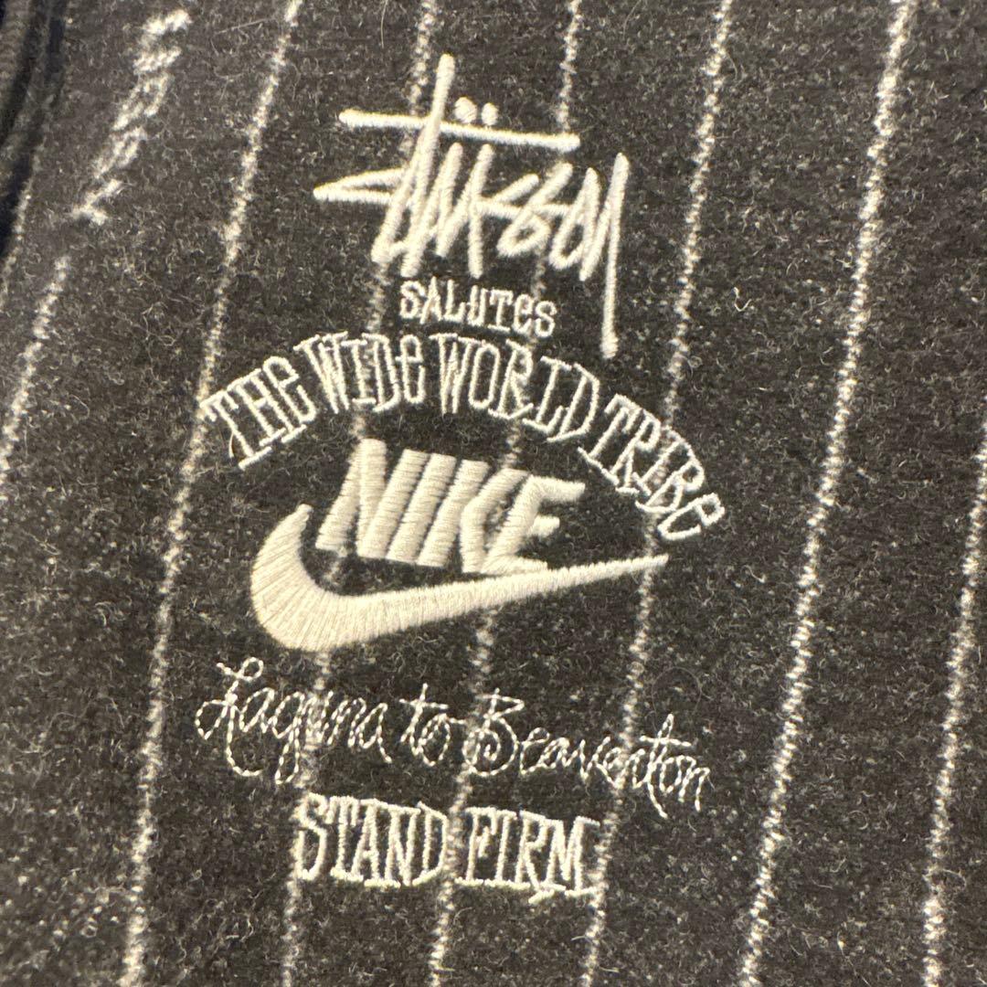 Nike Stussy ストライプジャケット S