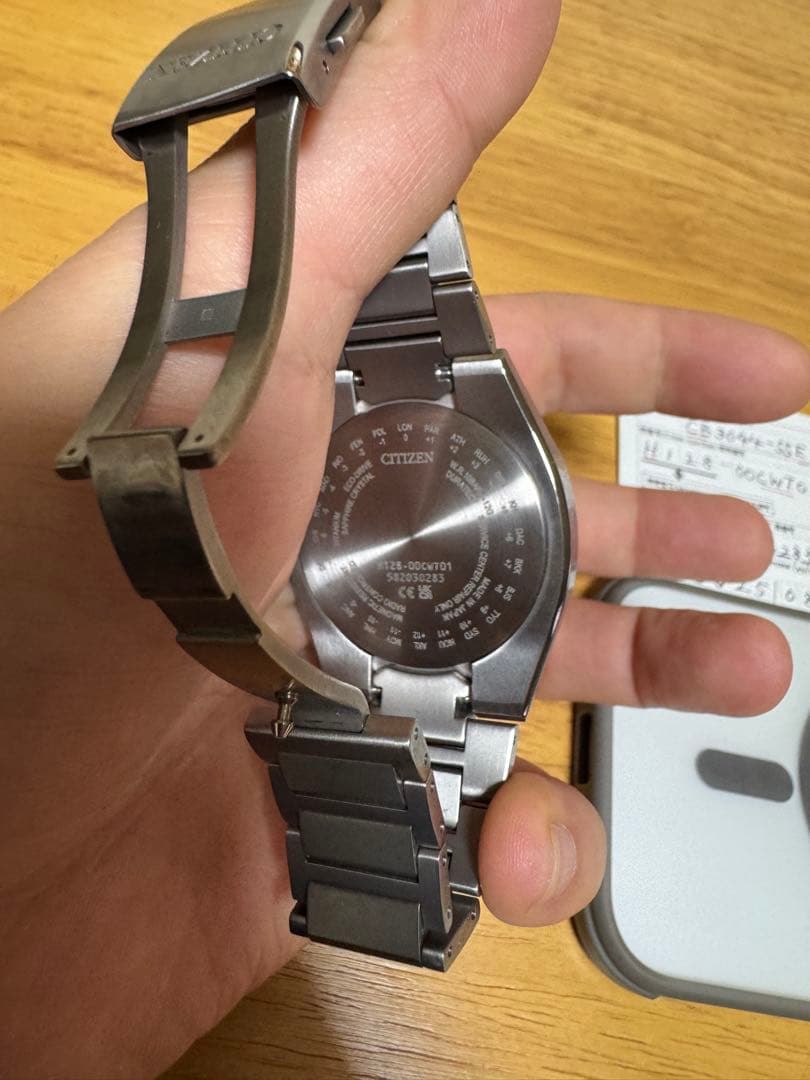 シチズン アテッサ 電波時計 H128-00CWT01/CB3044-55E