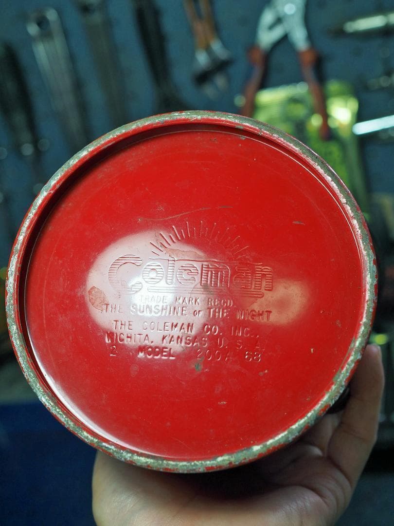 燃焼絶好調1968年2月製 コールマン 200A ランタン (パテペン)t14