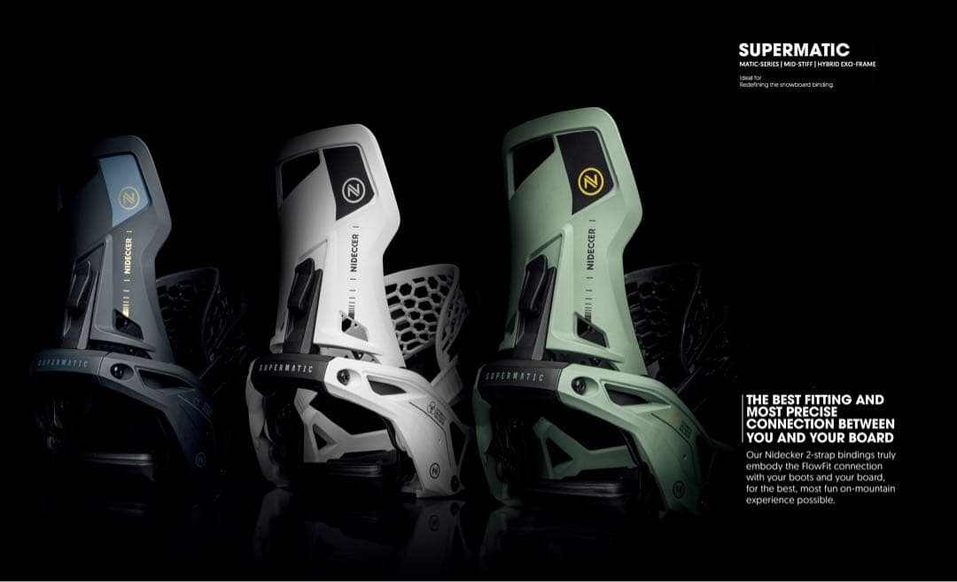 Nidecker Supermatic ビンディング Lスノーボード