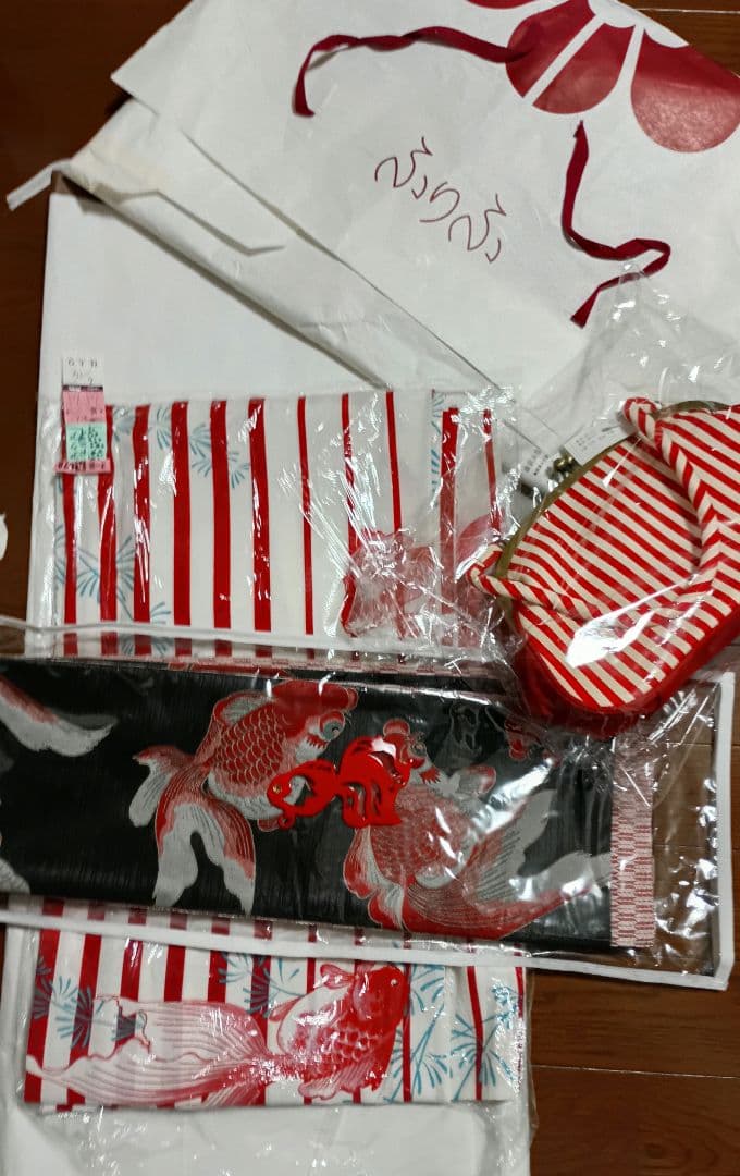 撫松庵　ふりふ　浴衣一式セット