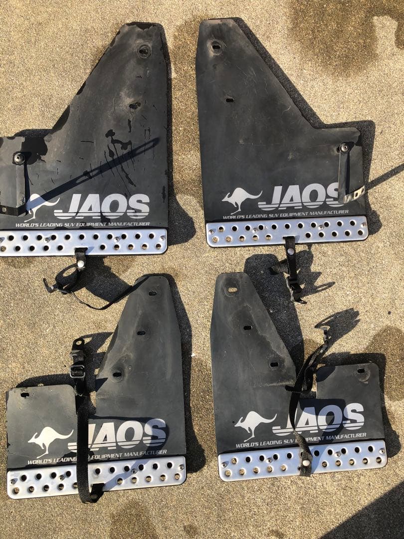 ジャオス　マットフラップ　マットガード　エクストレイル t32 黒　ねじなし