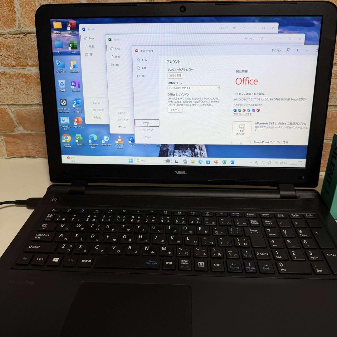 NECノート PC WebカメラSSDサクサク起動　Windows11オフィス付