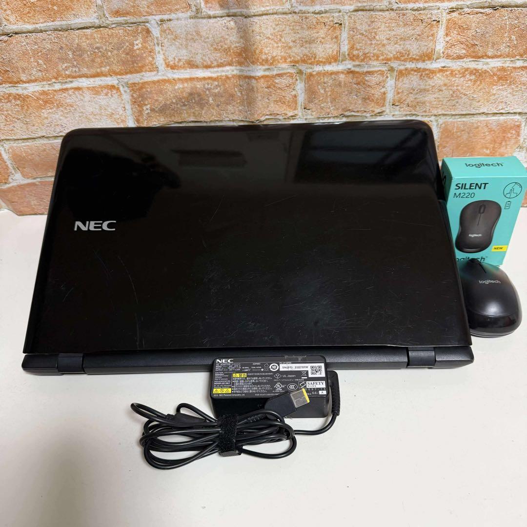 NECノート PC WebカメラSSDサクサク起動　Windows11オフィス付