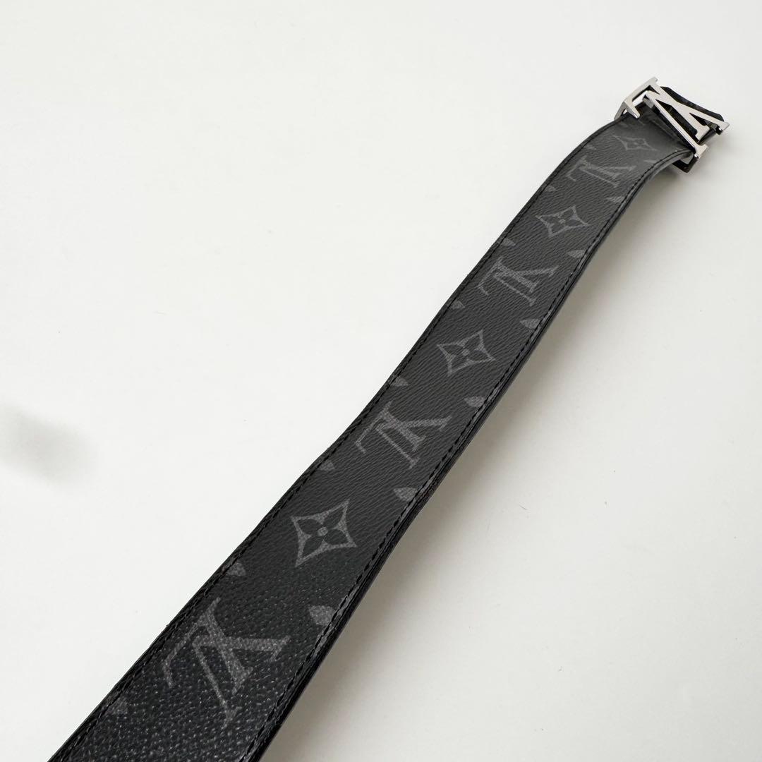 【美品】ルイヴィトン ベルト モノグラム　イニシャル サンチュール シルバーLV