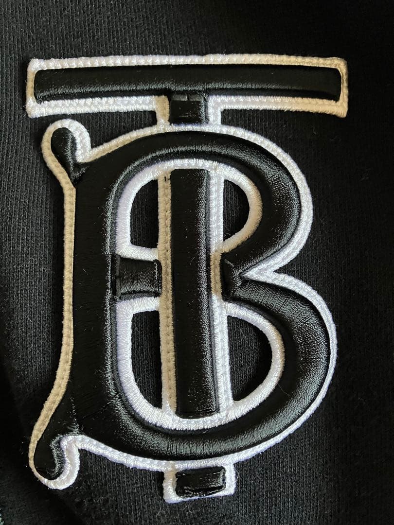 BURBERRY ブラックパーカー XXS バーバリー TB