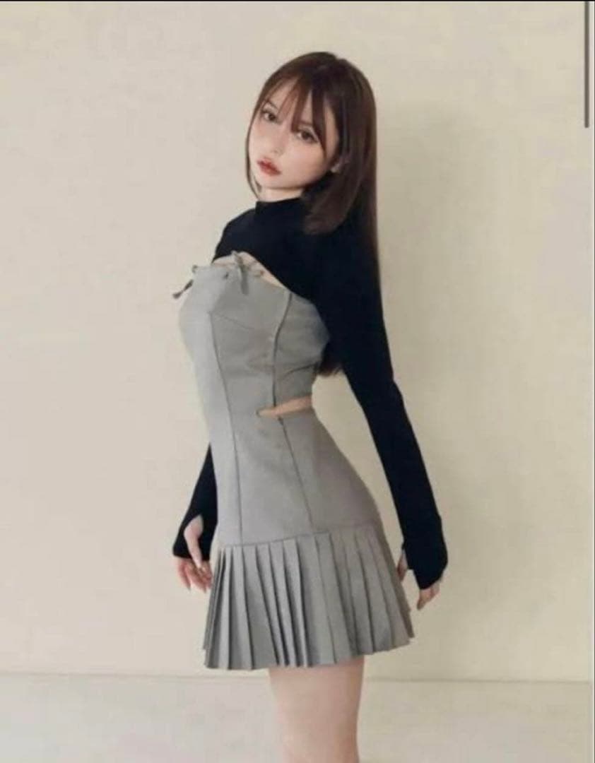 ワンピース Karen knit set mini dress andmary