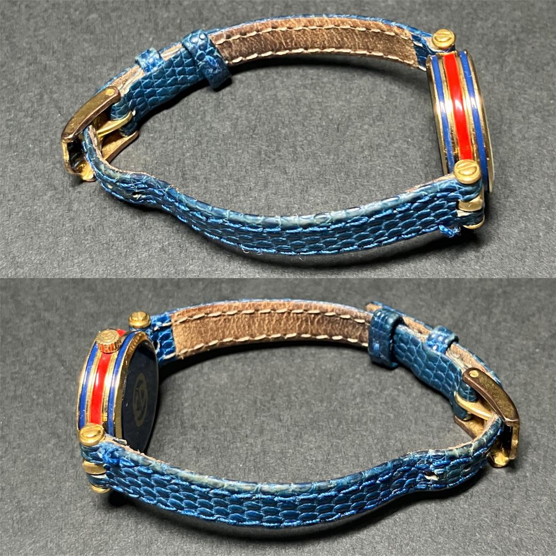 【新品電池/稼働】グッチ シェリーライン 腕時計 レディース ゴールド クォーツ