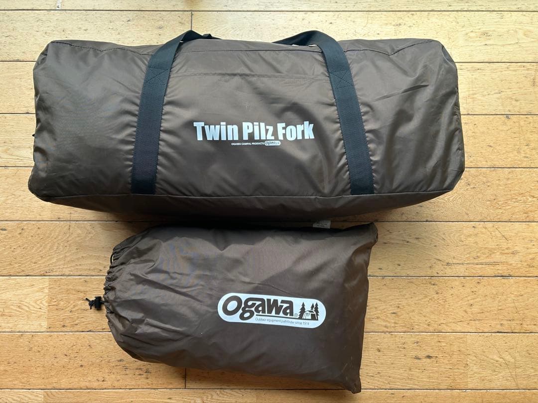 【廃盤品／お買得】ogawa ツインピルツフォーク＋フルインナー・二股ポール付き