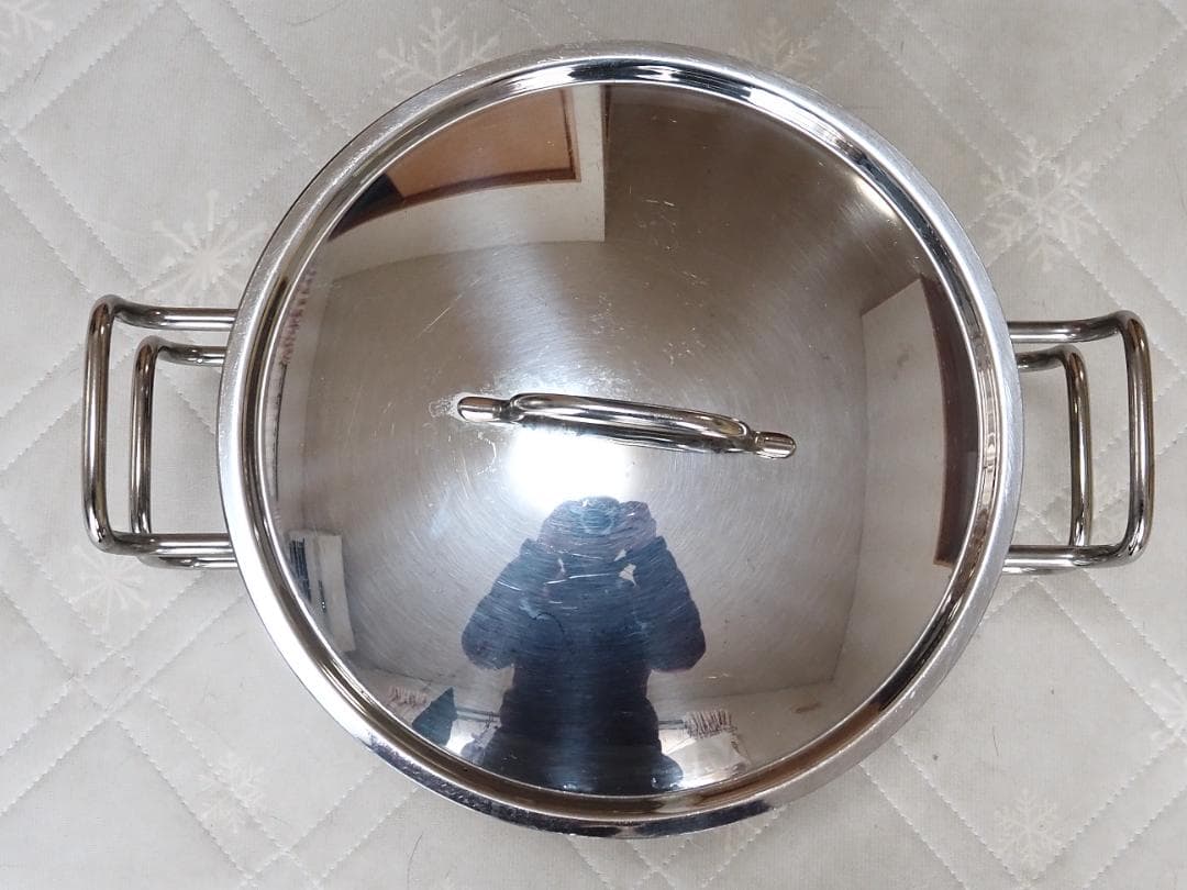 宮崎製作所ジオプロダクト 蒸し器ステンレス鍋 　25cm　3.4ｌ