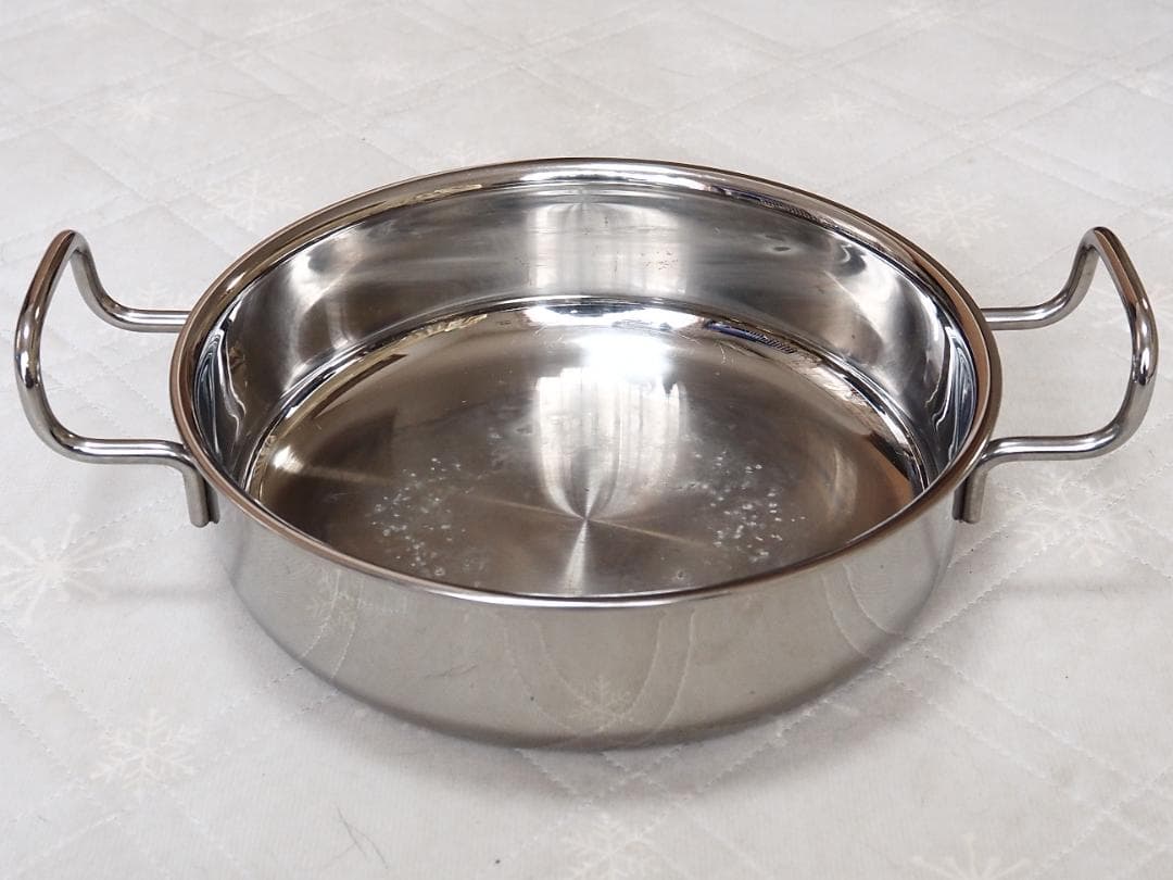 宮崎製作所ジオプロダクト 蒸し器ステンレス鍋 　25cm　3.4ｌ