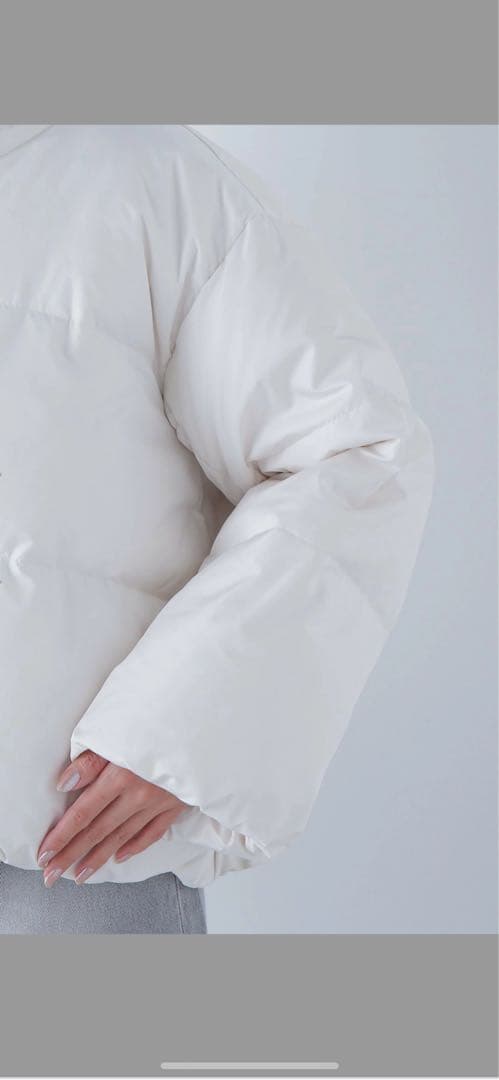 新品NATURAL BEAUTY BASIC ショートフードダウン