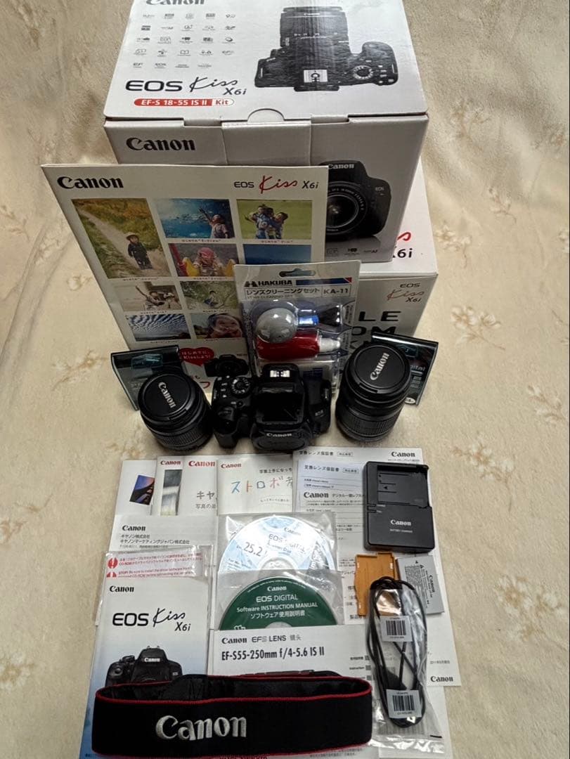 ★大変人気のCanon EOS Kiss X6i Wダブルレンズセット
