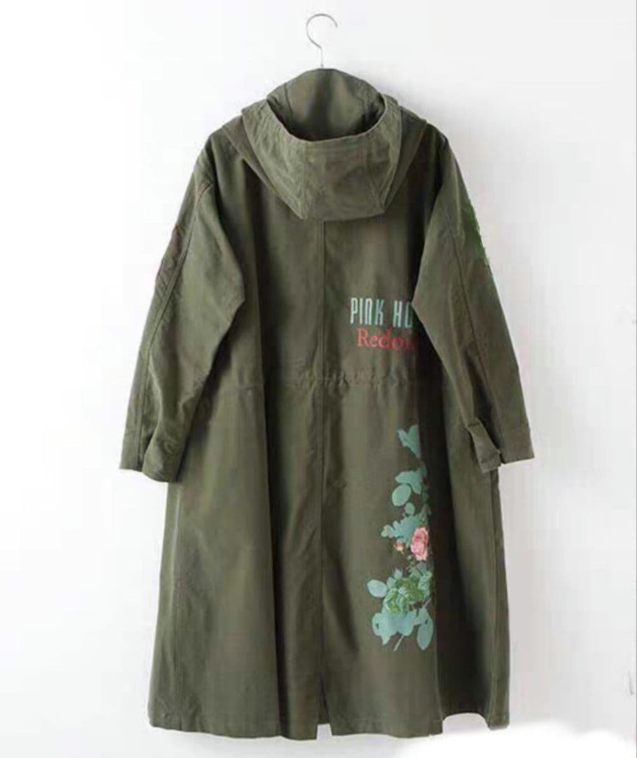 ピンクハウス PINK HOUSE 薔薇刺繍コート