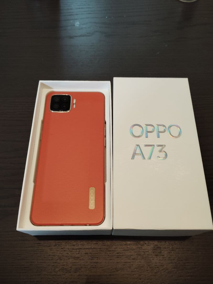 OPPO A73 オレンジ　中古品