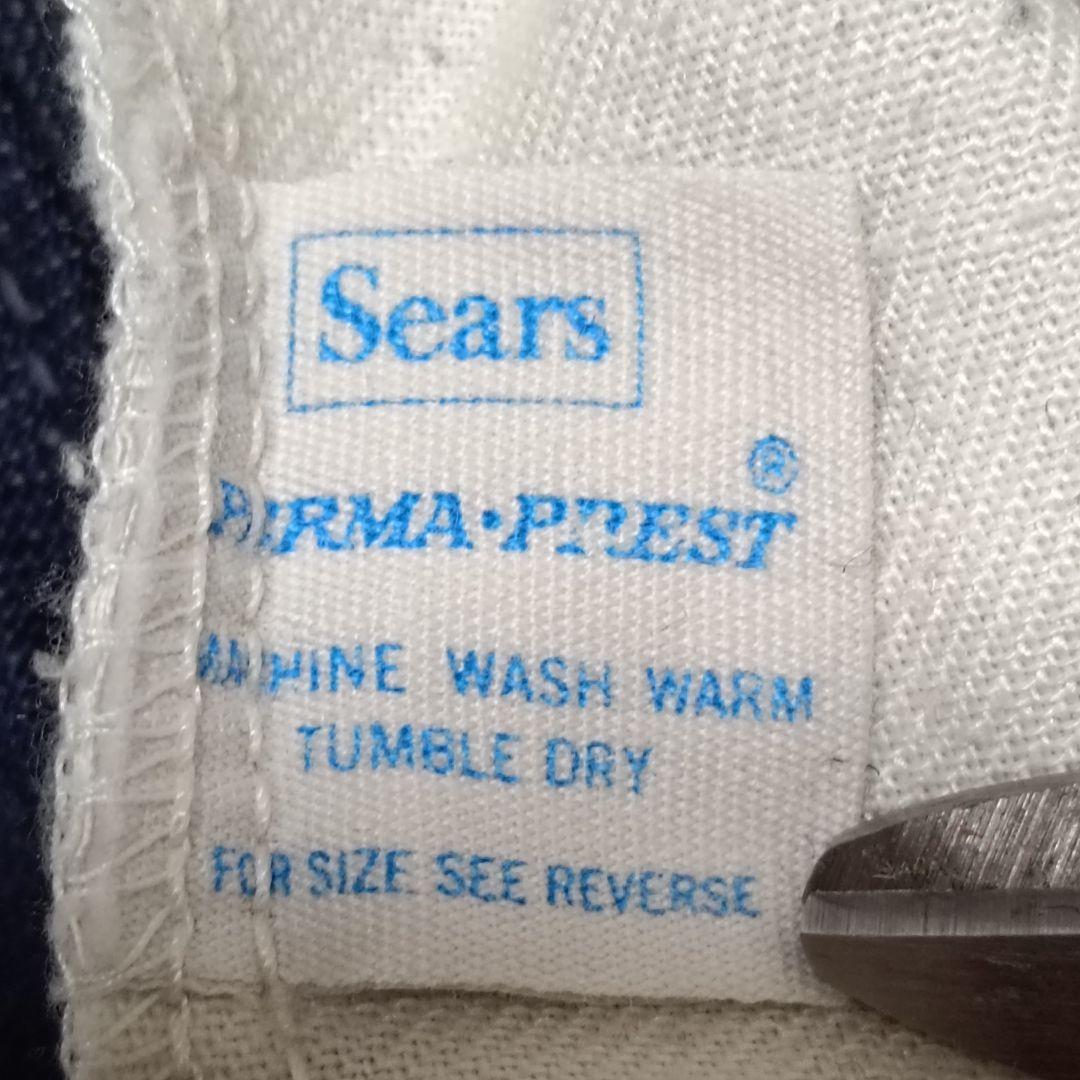 60s-70s Sears Tradewear デニムオーバーオール 濃紺